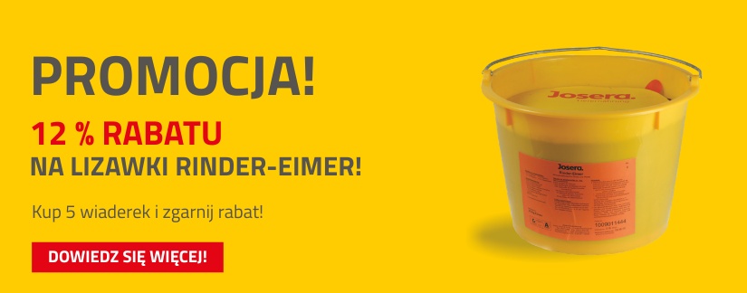 Baner informujący o promocji Rindereimer
