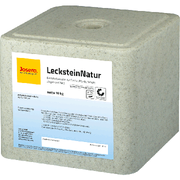 Leckstein natur für Rinder, Pferde, Schafe, Ziegen und Wild