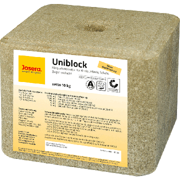 Uniblock Leckstein für Rinder, Pferde, Schafe, Ziegen und Wild ohne Kupferzusatz