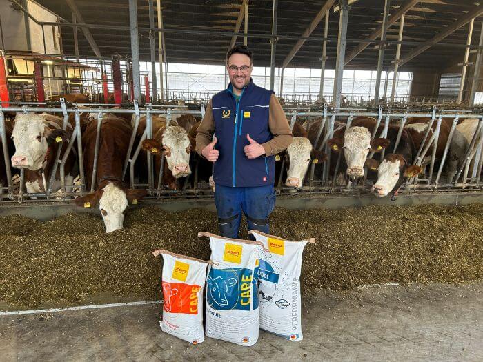 Landiwrt Köhler mit JOSERA DairyEffect