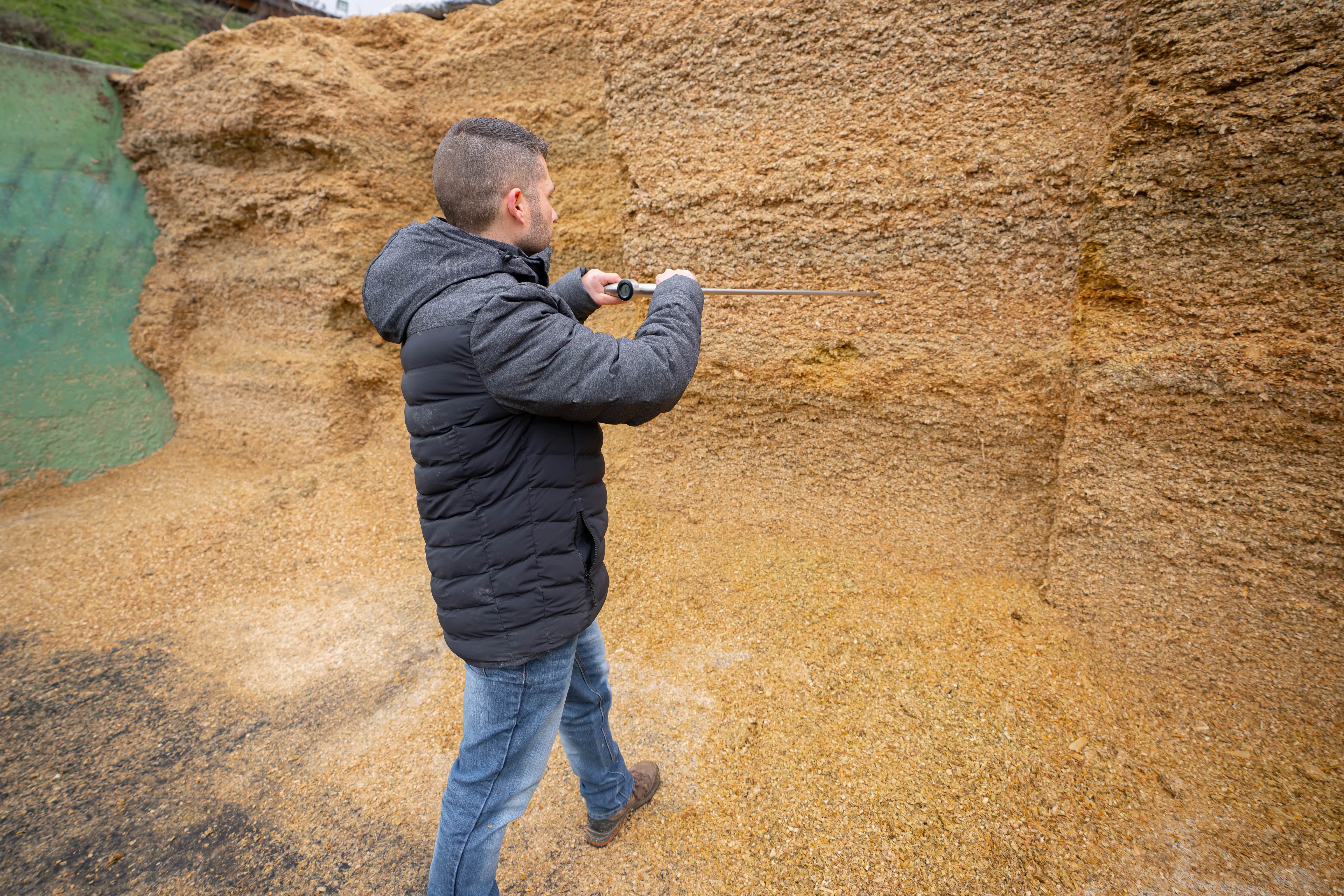 Temperaturmessung Silo durch Farmchamps